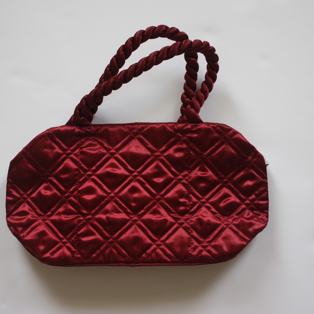 formal evening handbags, maroon, lot of 2